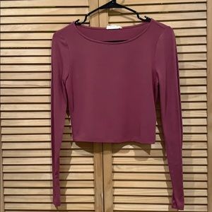 Cropped long sleeves